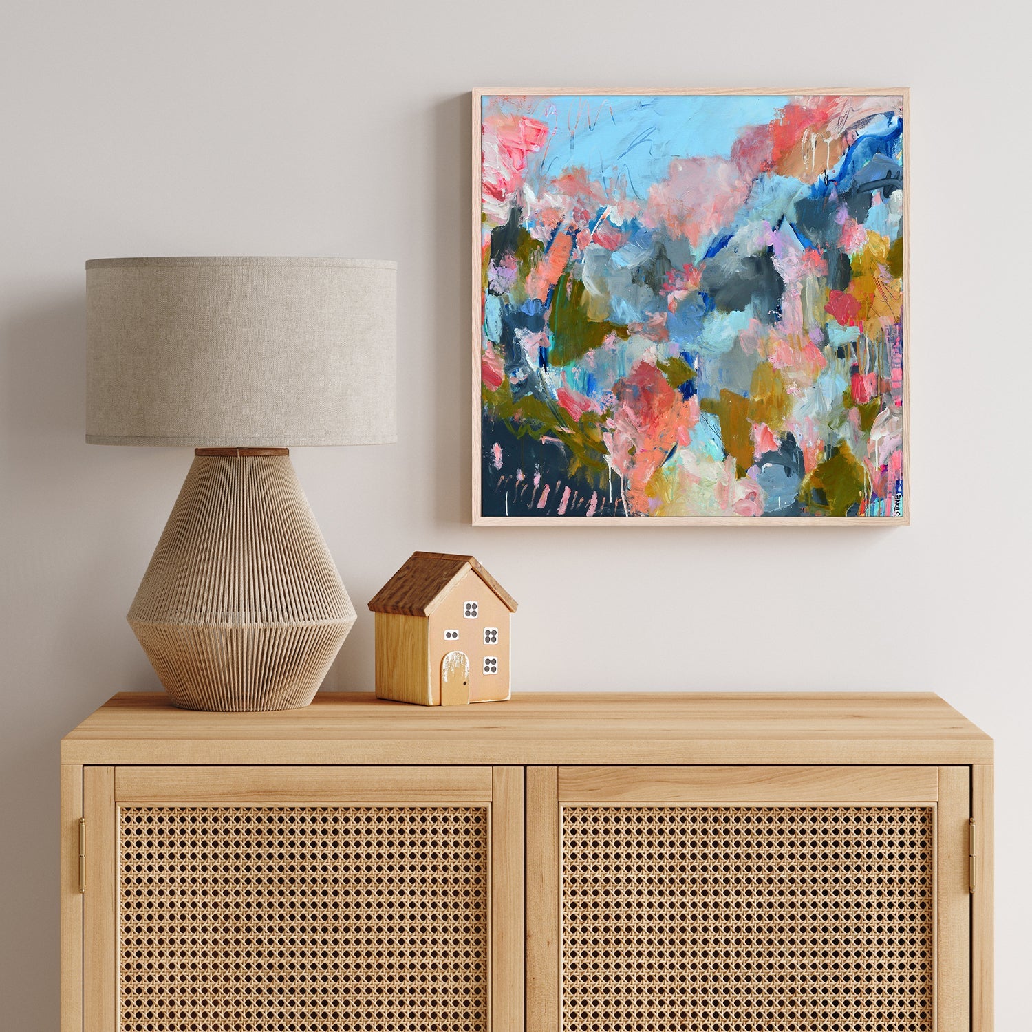 wall-art-print-canvas-poster-framed-Wild flowers in bloom-8
