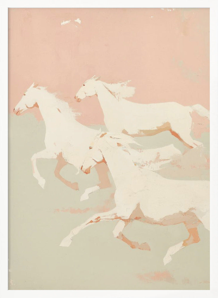wall-art-print-canvas-poster-framed-Wild horses , By Treechild-5