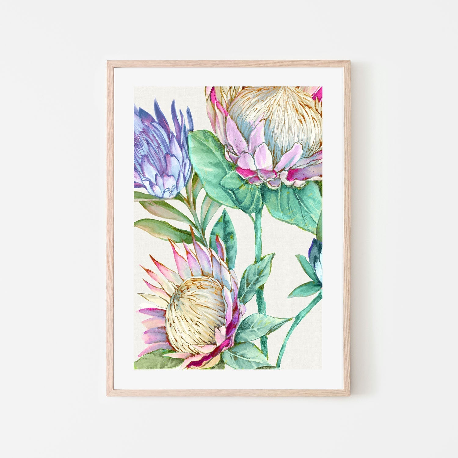 wall-art-print-canvas-poster-framed-Wild King Protea , By Alex Black-6