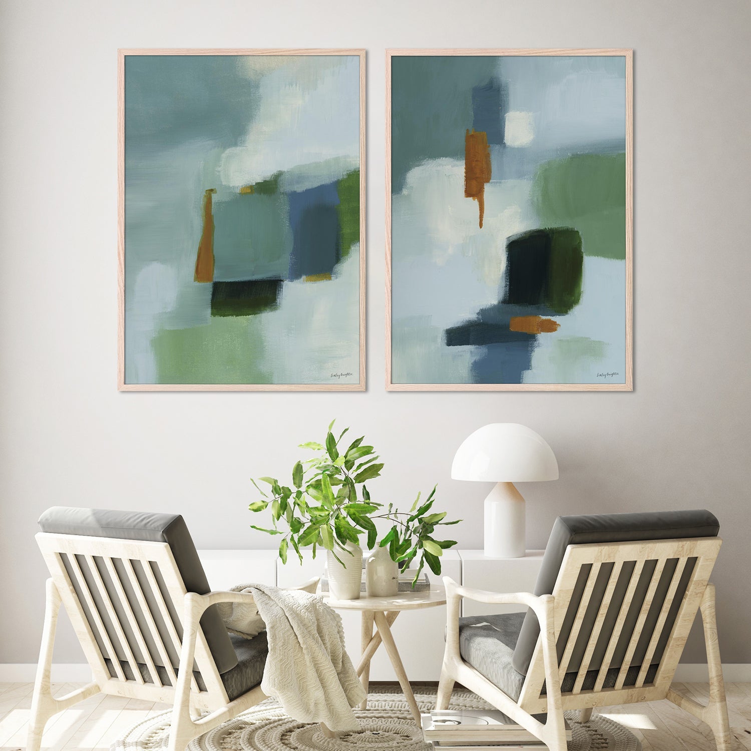 wall-art-print-canvas-poster-framed-Wild Moment, Style A & B, Set Of 2-8