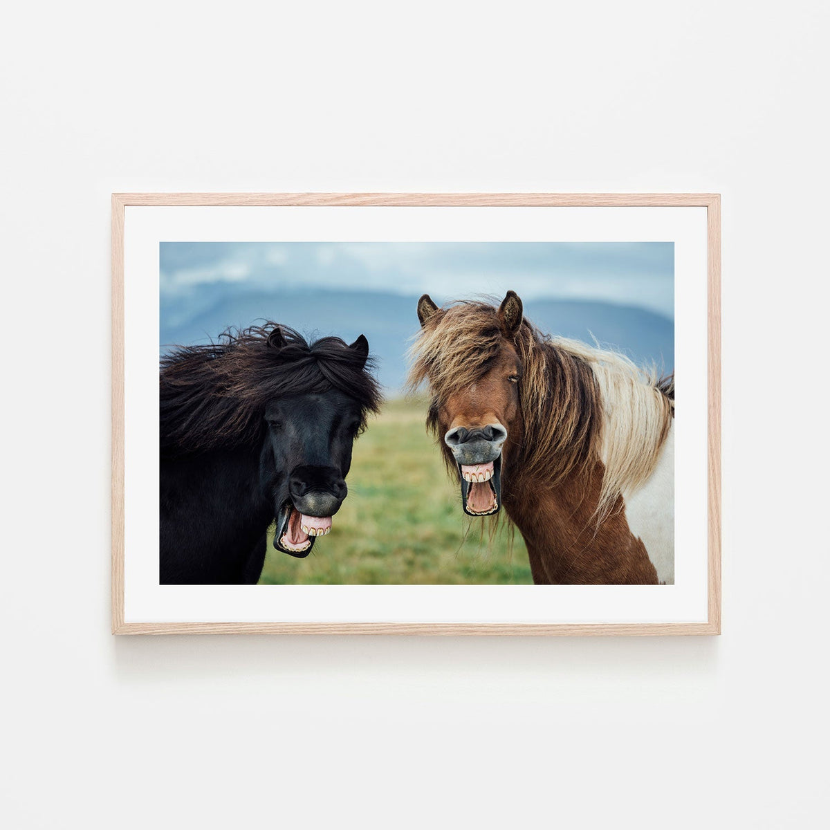 wall-art-print-canvas-poster-framed-Wild Smile, by Nir Amos-by-Plus X Studio-Gioia Wall Art