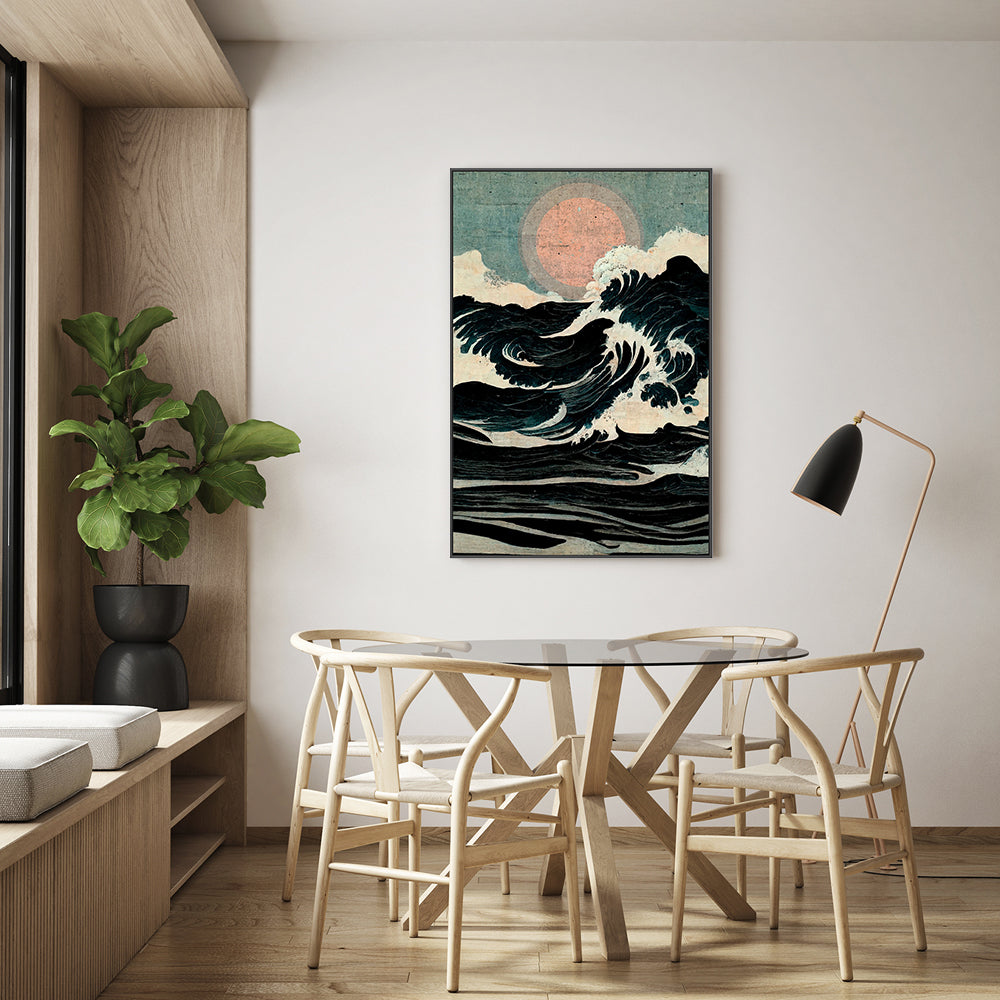 wall-art-print-canvas-poster-framed-Wild Waves , By Treechild-GIOIA-WALL-ART