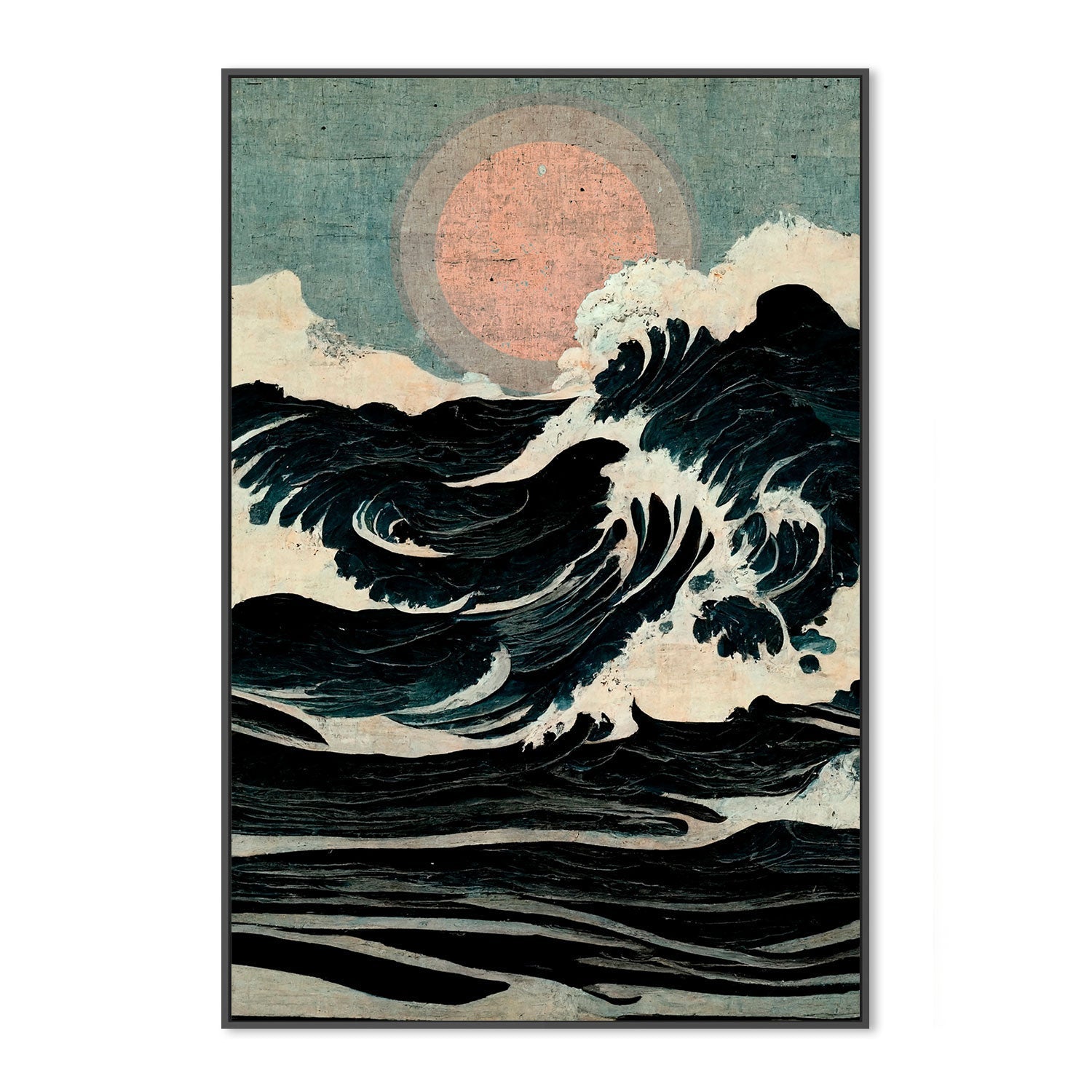wall-art-print-canvas-poster-framed-Wild Waves , By Treechild-GIOIA-WALL-ART