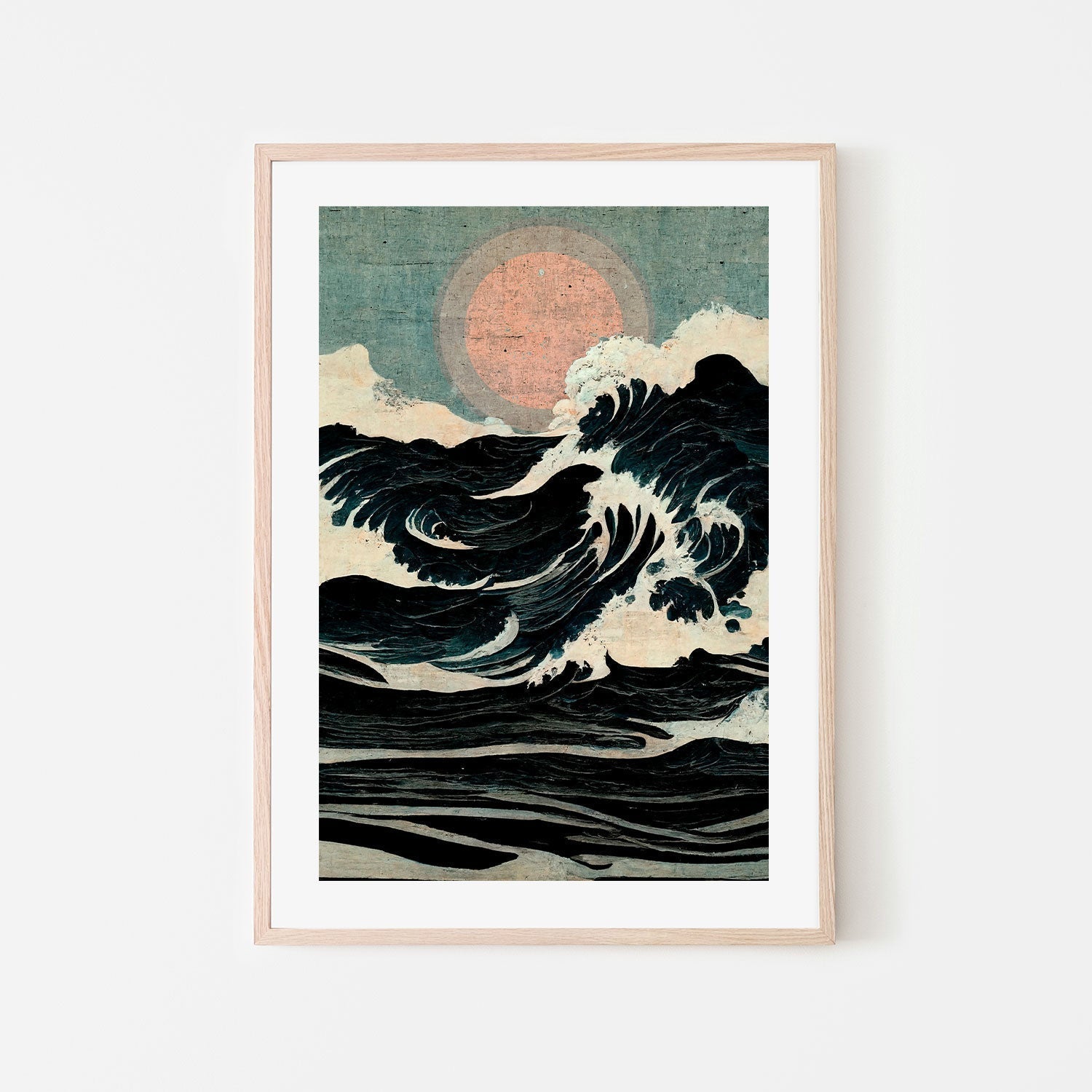 wall-art-print-canvas-poster-framed-Wild Waves , By Treechild-GIOIA-WALL-ART