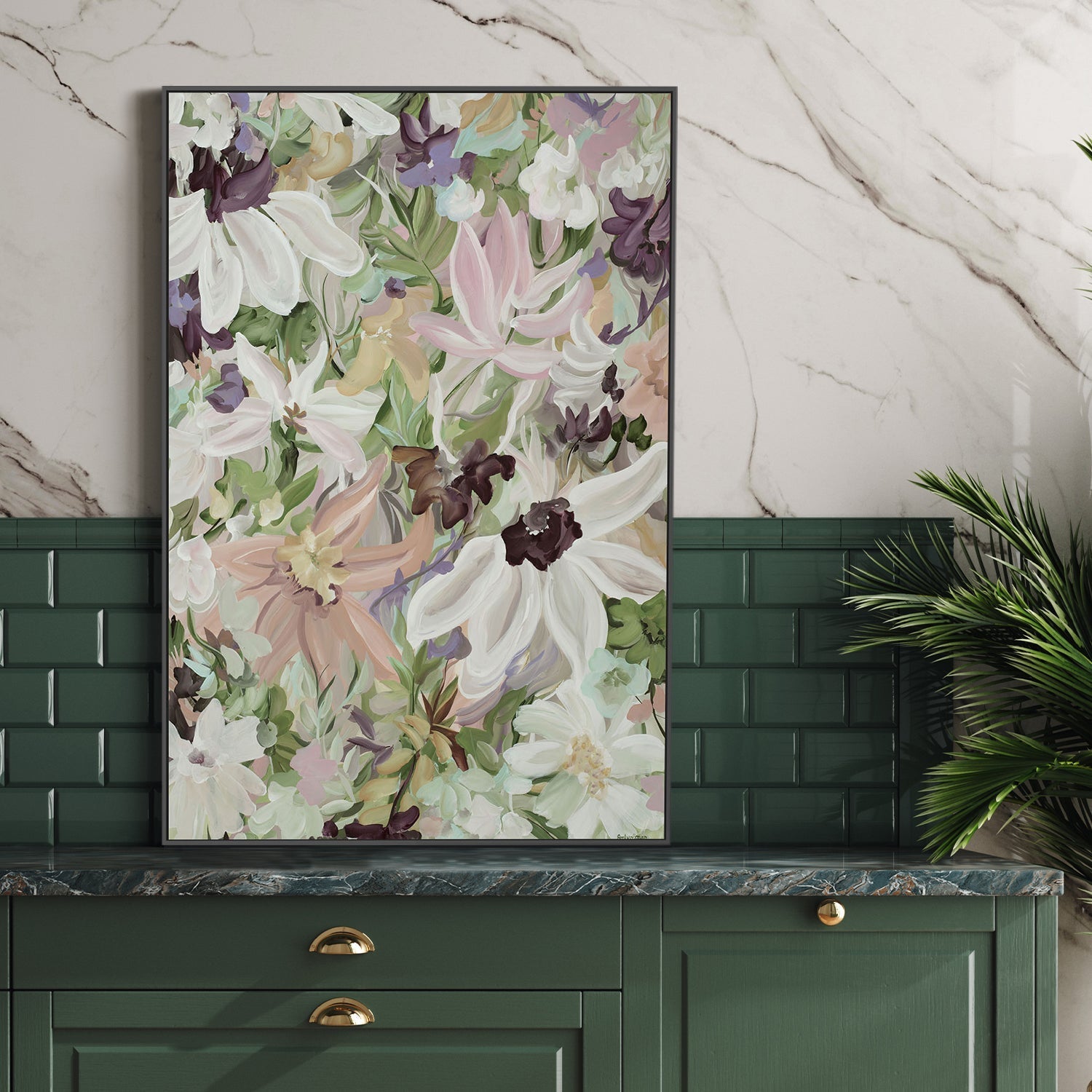 wall-art-print-canvas-poster-framed-Wildflower Obsession , By Amber Gittins-2