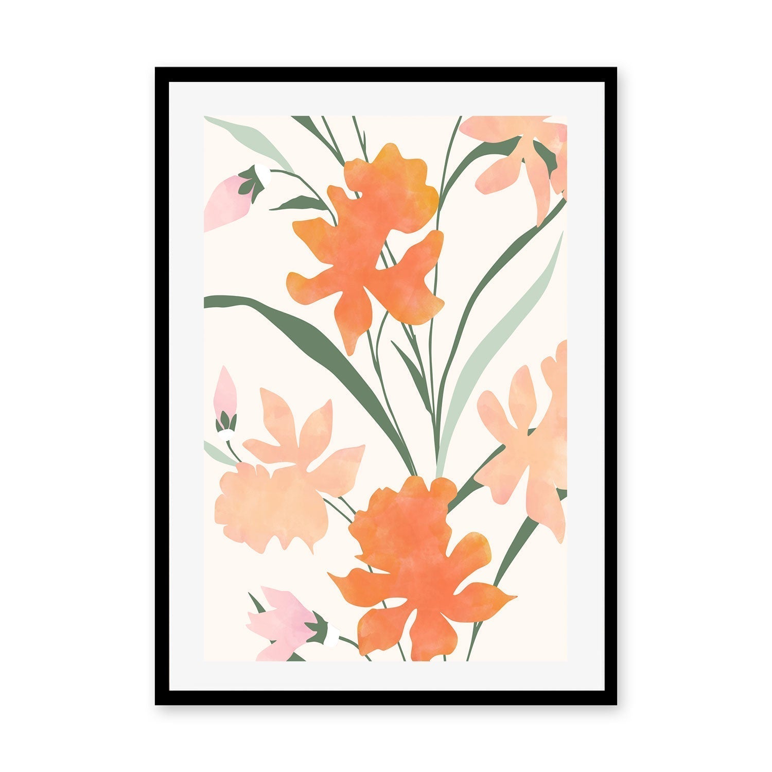 wall-art-print-canvas-poster-framed-Wildflower Whirl, Style B , By Elena Ristova-GIOIA-WALL-ART