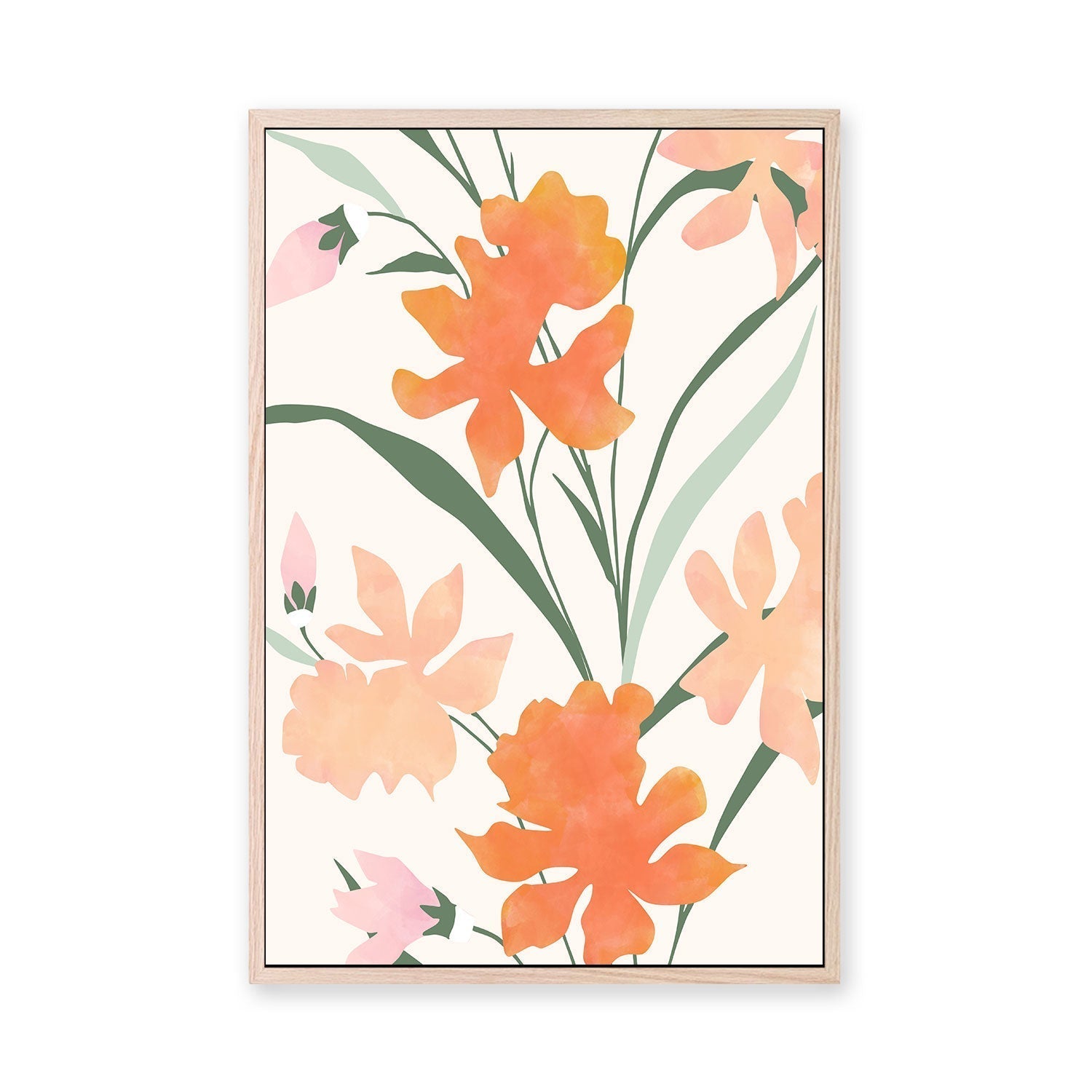 wall-art-print-canvas-poster-framed-Wildflower Whirl, Style B , By Elena Ristova-GIOIA-WALL-ART