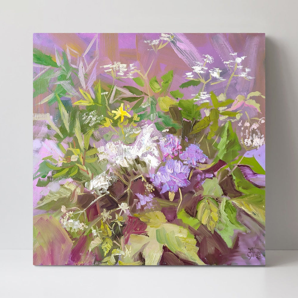 wall-art-print-canvas-poster-framed-Wildflowers-by-Ekaterina Prisich-Gioia Wall Art