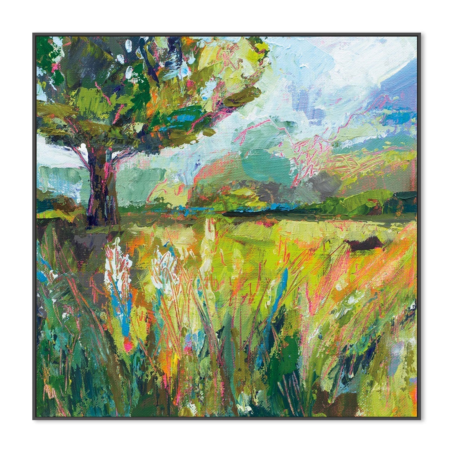 wall-art-print-canvas-poster-framed-Wildflowers-by-Jeanette Vertentes-Gioia Wall Art