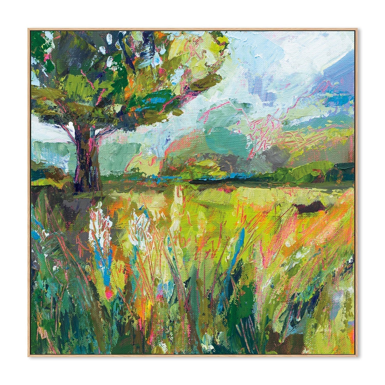 wall-art-print-canvas-poster-framed-Wildflowers-by-Jeanette Vertentes-Gioia Wall Art