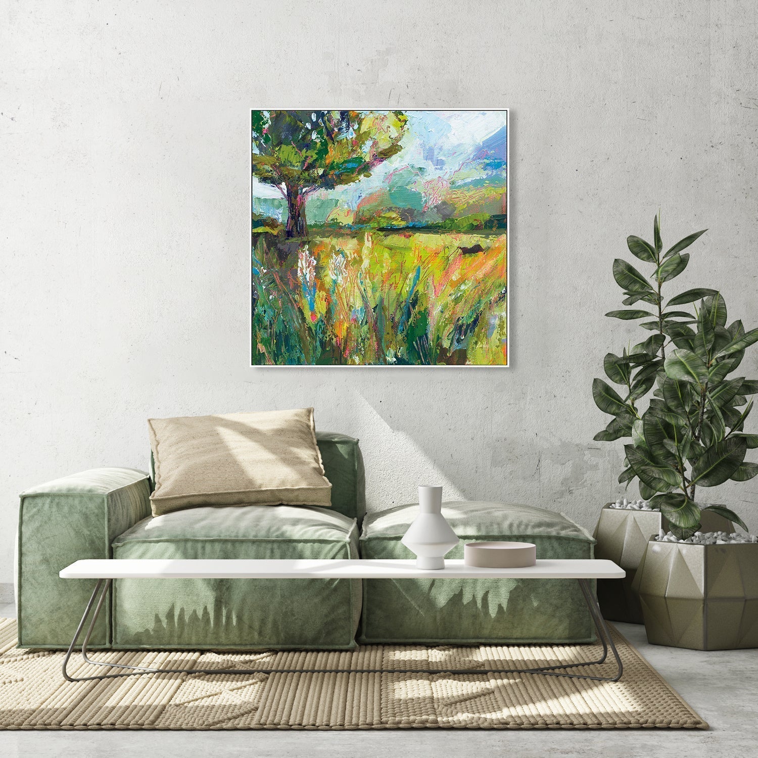 wall-art-print-canvas-poster-framed-Wildflowers-by-Jeanette Vertentes-Gioia Wall Art