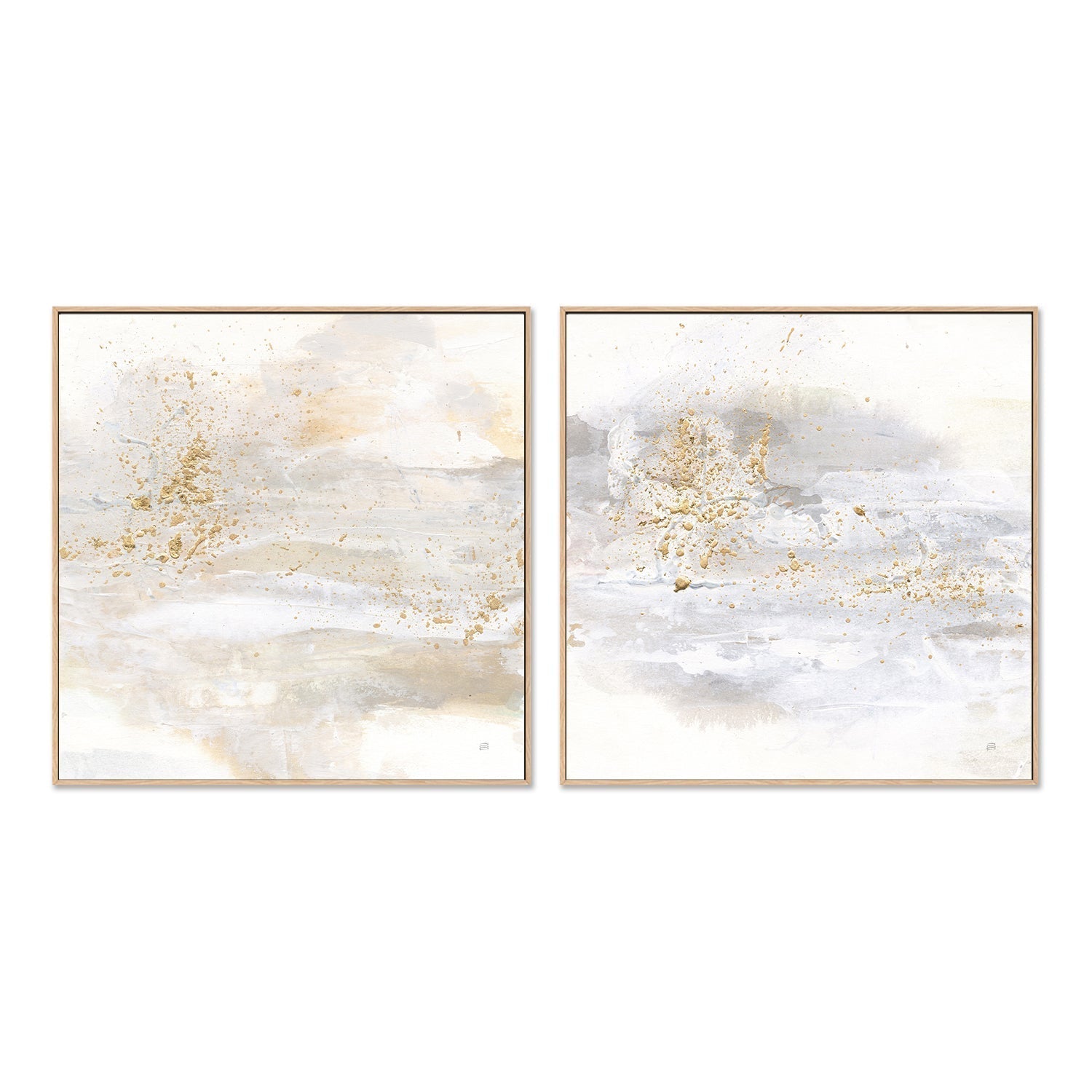wall-art-print-canvas-poster-framed-Winter Gold, Set of 2-by-Chris Paschke-Gioia Wall Art