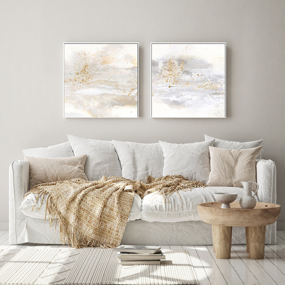 wall-art-print-canvas-poster-framed-Winter Gold, Set of 2-by-Chris Paschke-Gioia Wall Art