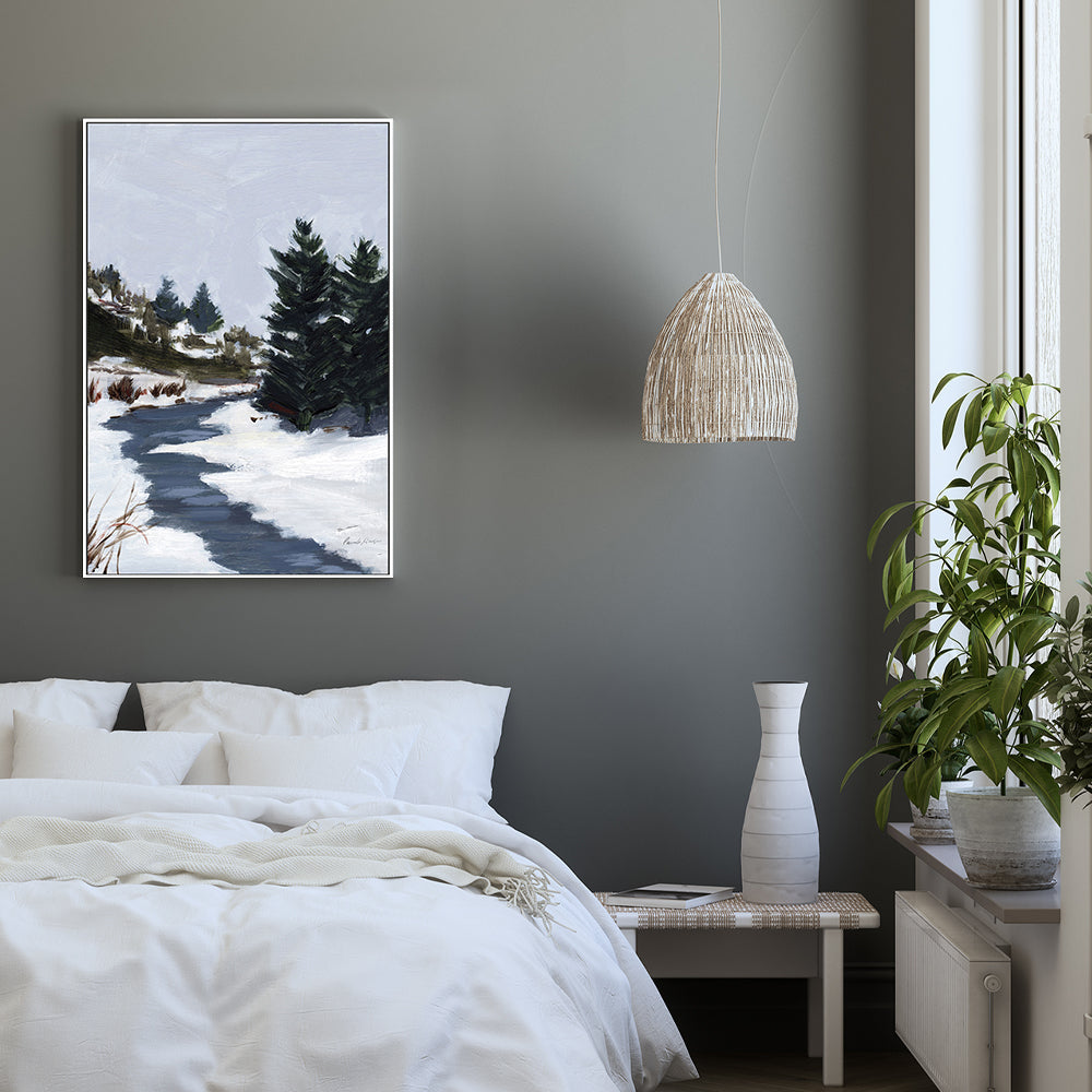wall-art-print-canvas-poster-framed-Winter Trails-by-Pamela Munger-Gioia Wall Art