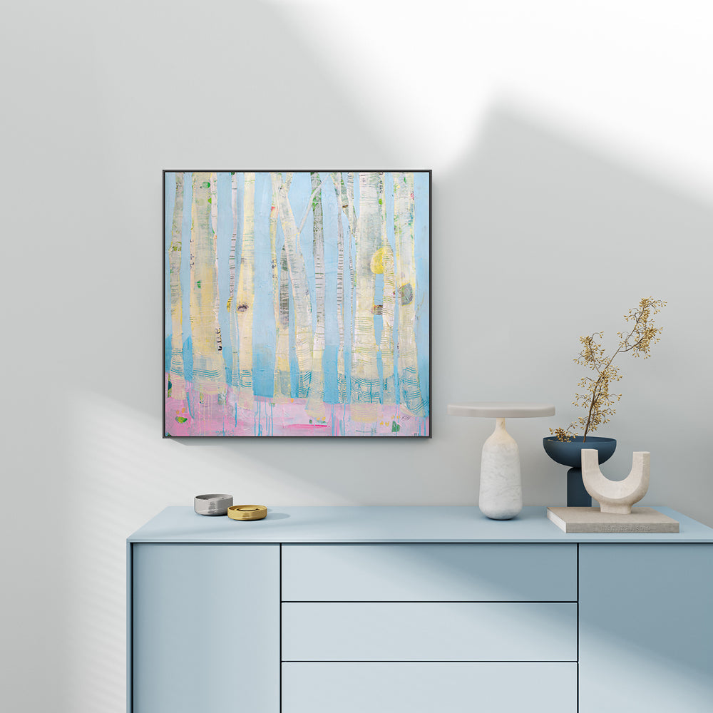 wall-art-print-canvas-poster-framed-Winter Woods , By Kellie Day-GIOIA-WALL-ART