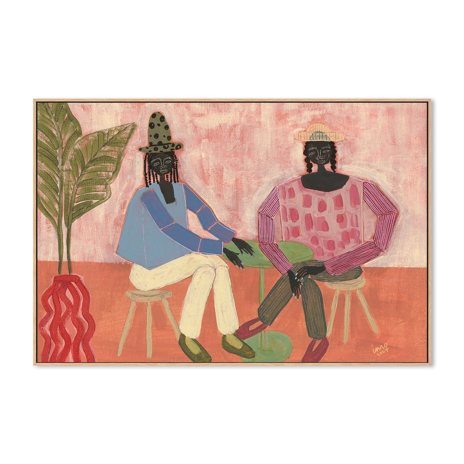 wall-art-print-canvas-poster-framed-With a Friend-4