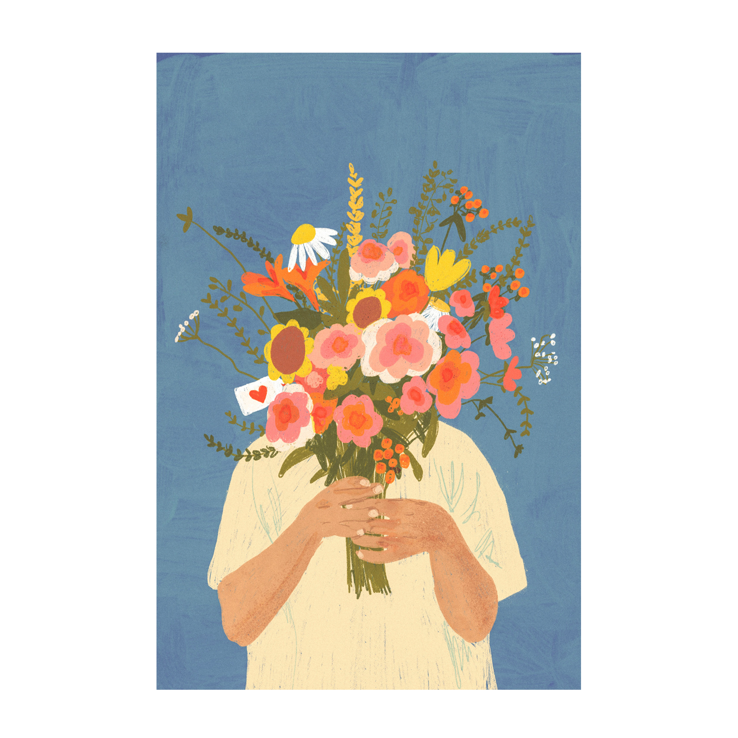 wall-art-print-canvas-poster-framed-With Love , By Gigi Rosado-GIOIA-WALL-ART