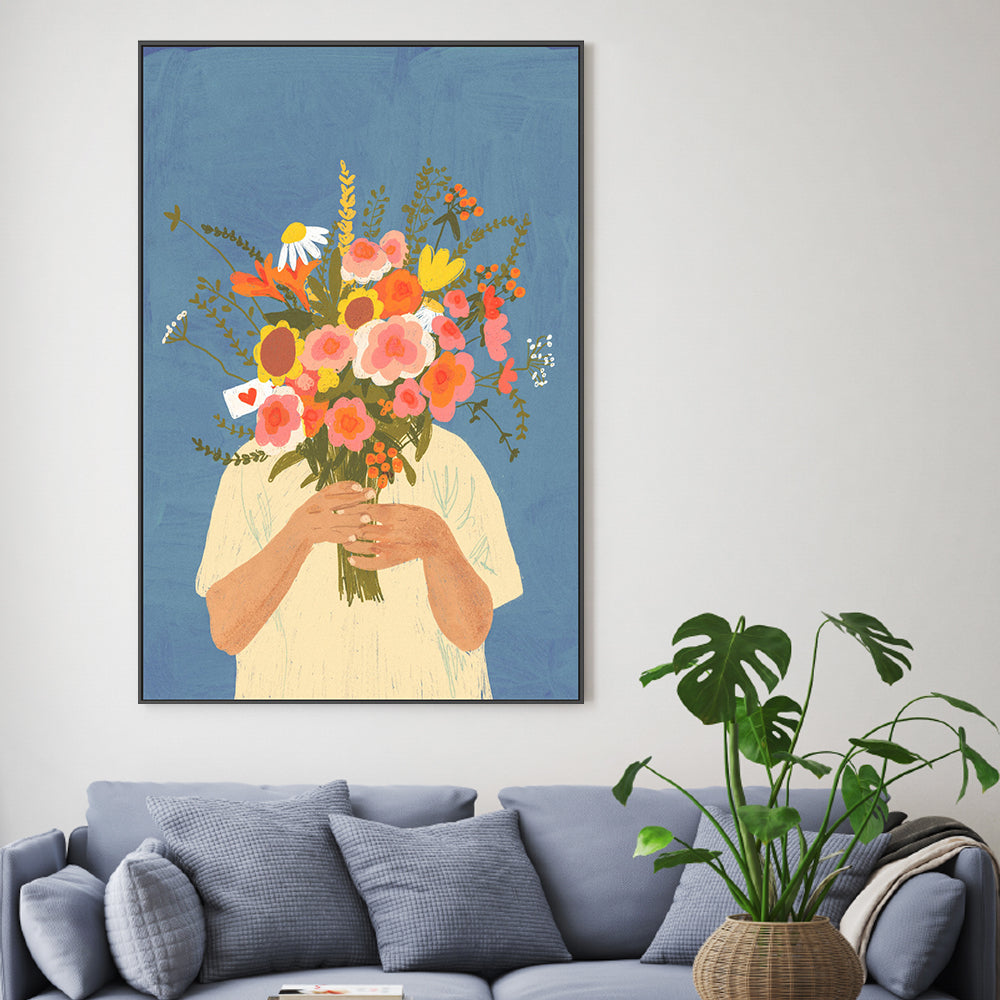 wall-art-print-canvas-poster-framed-With Love , By Gigi Rosado-GIOIA-WALL-ART