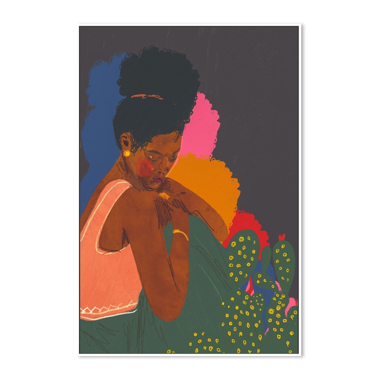 wall-art-print-canvas-poster-framed-Woman , By Gigi Rosado-GIOIA-WALL-ART