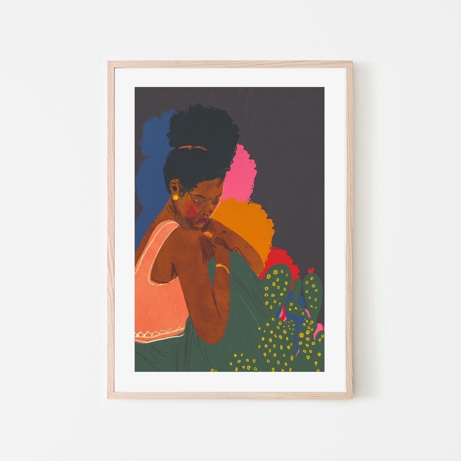 wall-art-print-canvas-poster-framed-Woman , By Gigi Rosado-GIOIA-WALL-ART