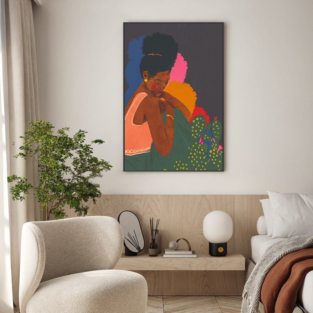 wall-art-print-canvas-poster-framed-Woman , By Gigi Rosado-GIOIA-WALL-ART