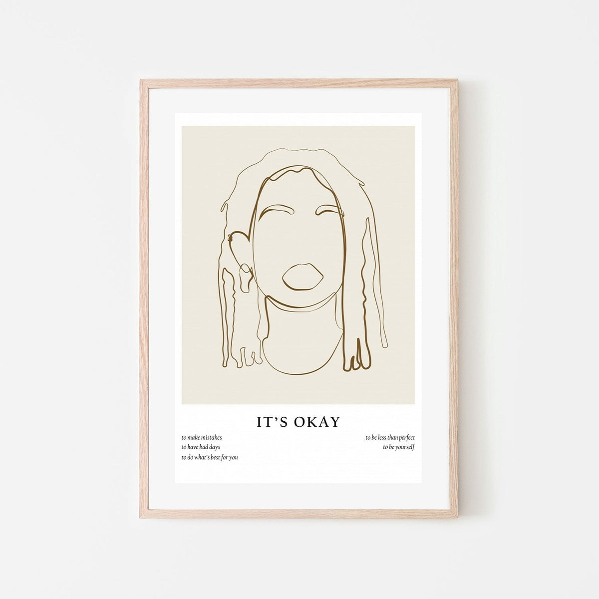 wall-art-print-canvas-poster-framed-Woman Line Portrait, by Anastasiya-by-Plus X Studio-Gioia Wall Art