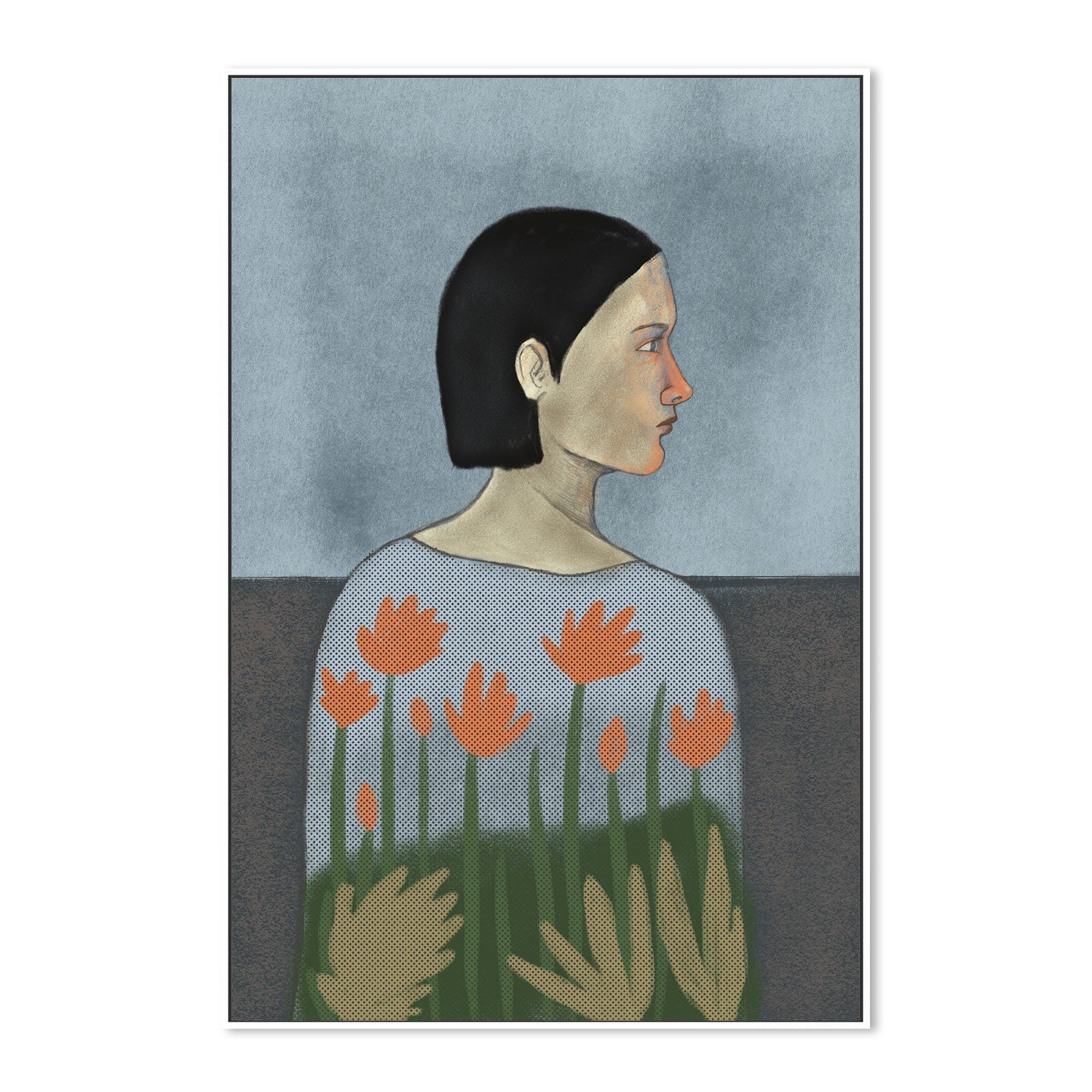 wall-art-print-canvas-poster-framed-Woman Portrait-5