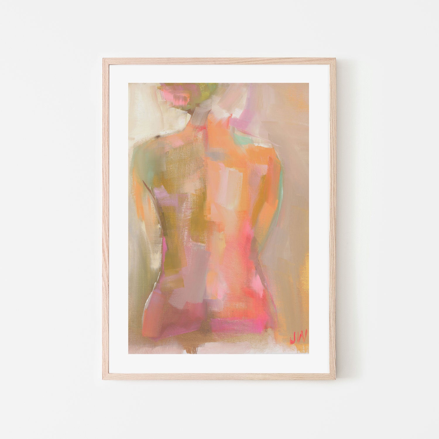 wall-art-print-canvas-poster-framed-Woman's Back , By Jenny Westenhofer Art-6