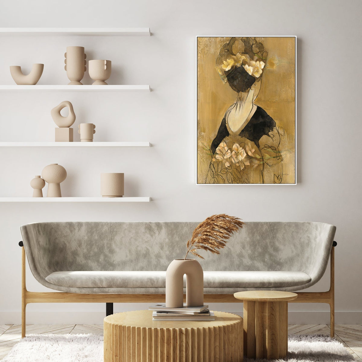 wall-art-print-canvas-poster-framed-Women of the World, Style B , By Albena Hristova-GIOIA-WALL-ART