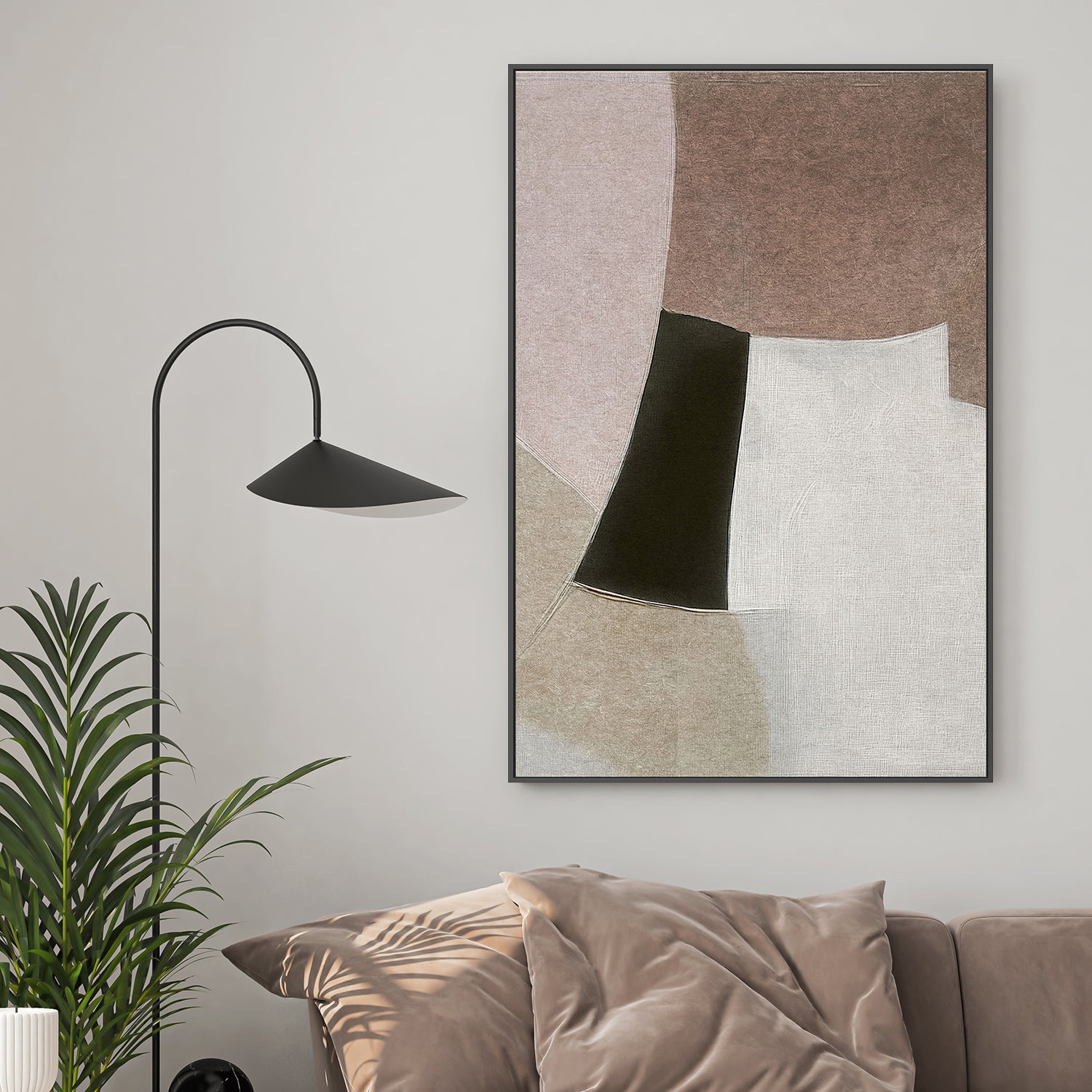 wall-art-print-canvas-poster-framed-Wonder Brown Tones, Style A , By Alma-2