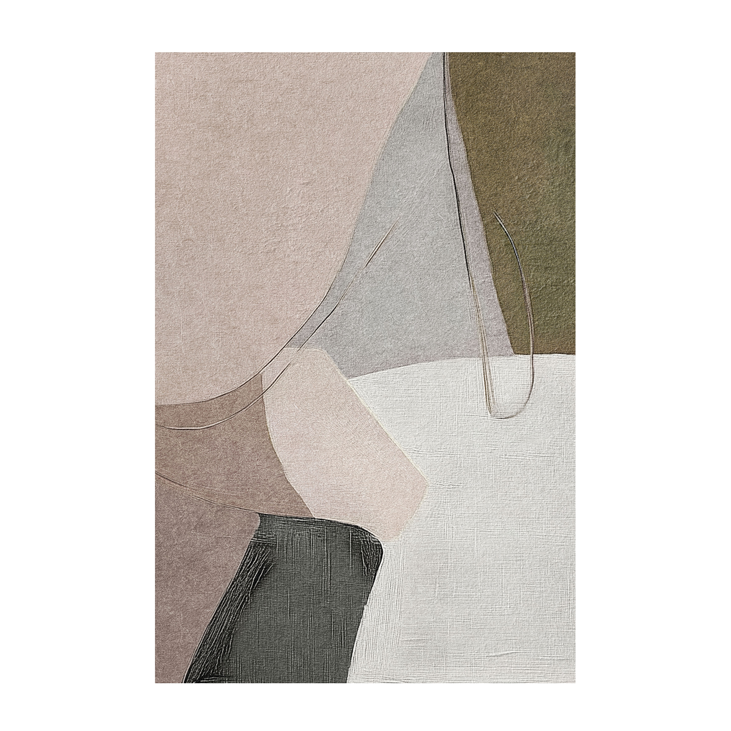 wall-art-print-canvas-poster-framed-Wonder Brown Tones, Style B , By Alma-1