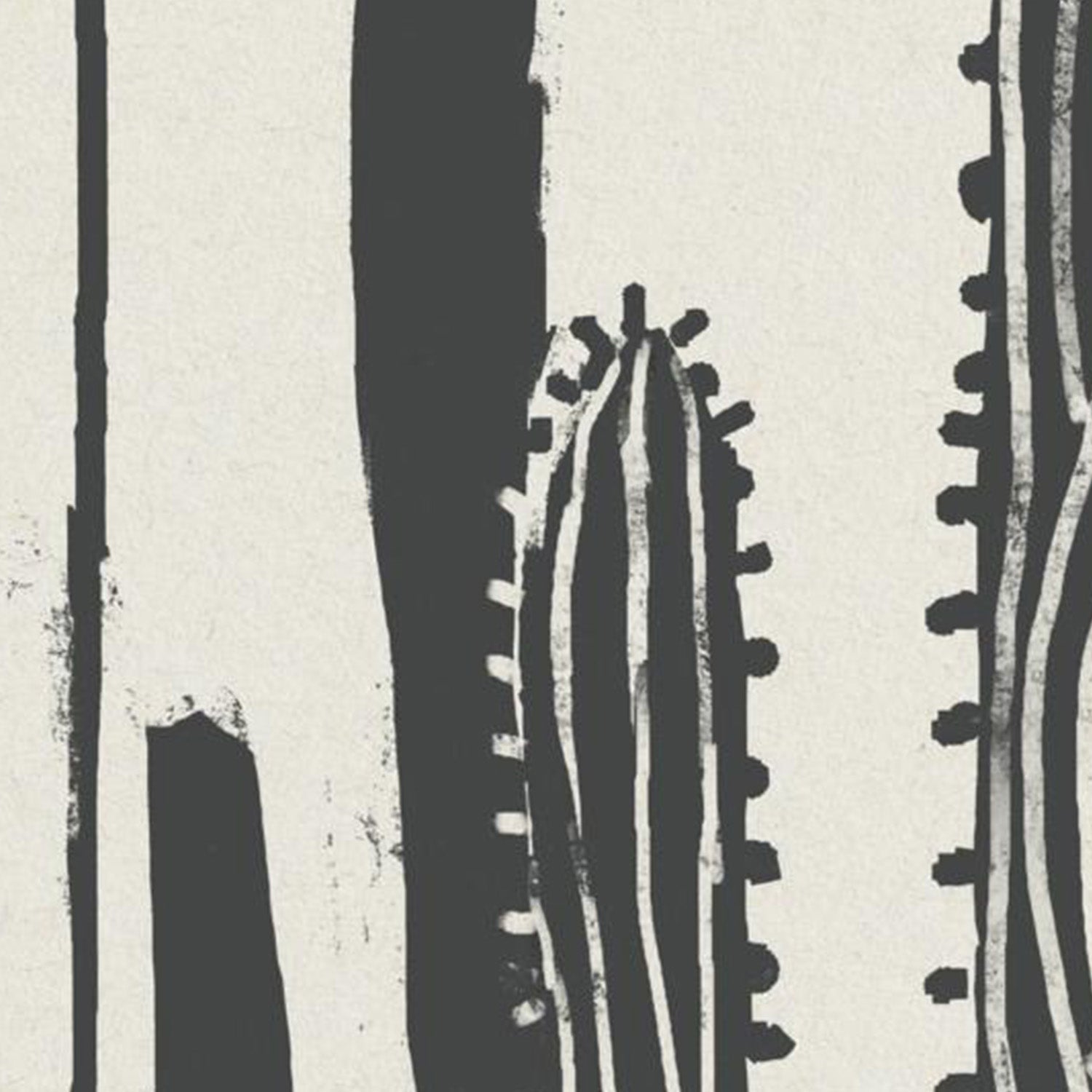 wall-art-print-canvas-poster-framed-Woodcut Cactus, Style A & B, Set Of 2-12