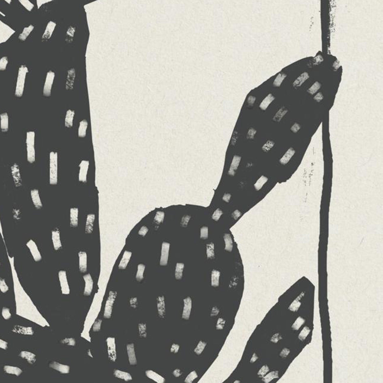 wall-art-print-canvas-poster-framed-Woodcut Cactus, Style A & B, Set Of 2-14