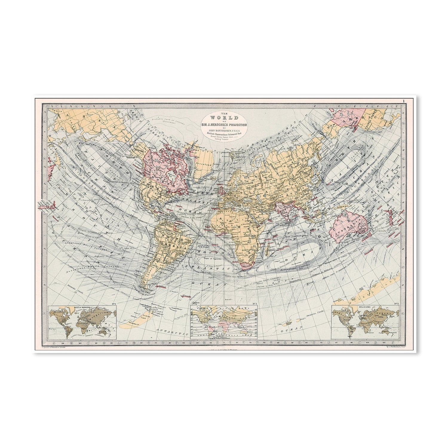 wall-art-print-canvas-poster-framed-World Map , By Adam Shaw-5