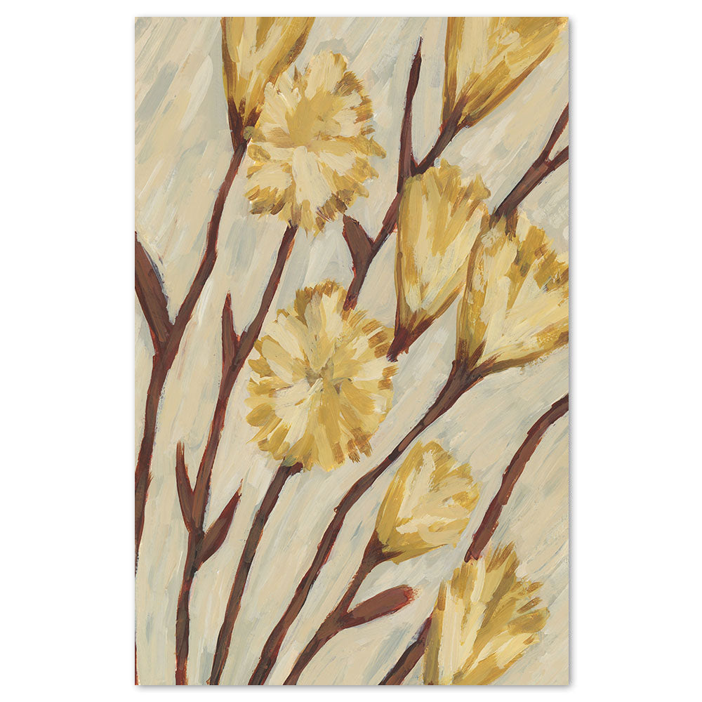 wall-art-print-canvas-poster-framed-Yellow Blossoms-by-Emily Wood-Gioia Wall Art