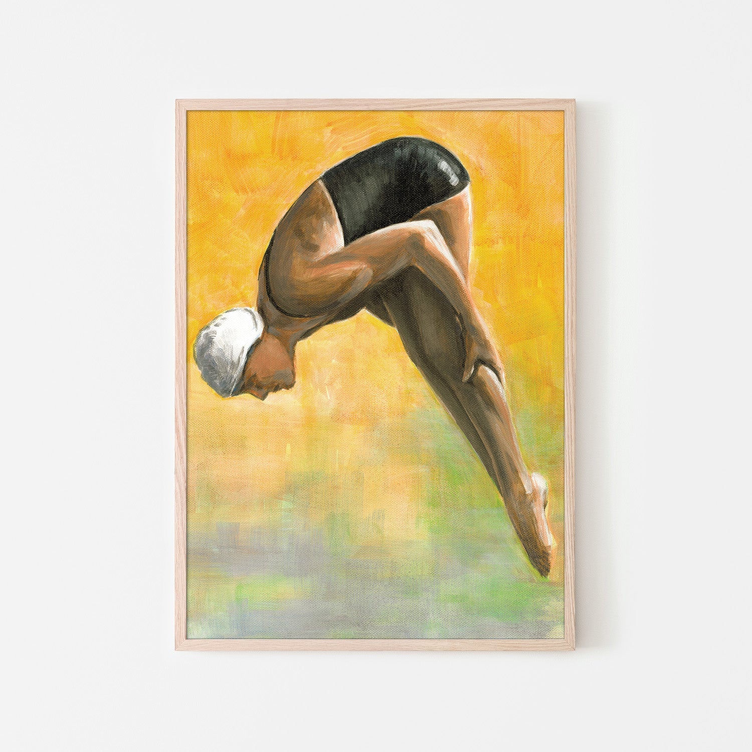 wall-art-print-canvas-poster-framed-Yellow Diver-6