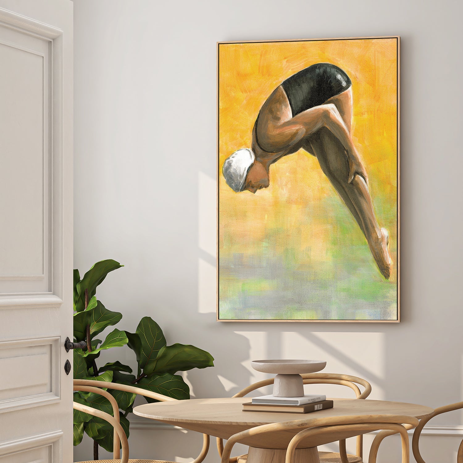 wall-art-print-canvas-poster-framed-Yellow Diver-7