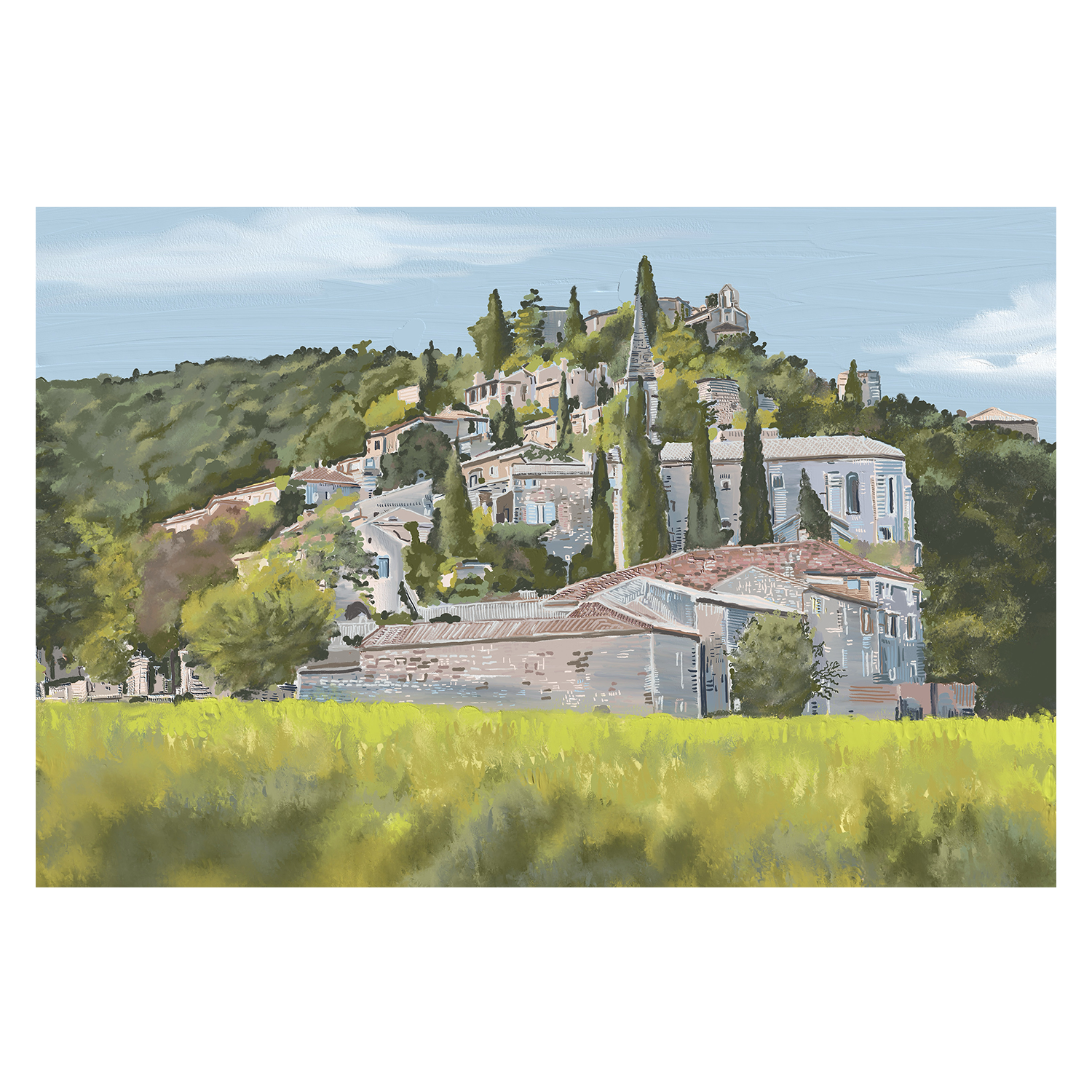 wall-art-print-canvas-poster-framed-“Yes”, La Roque-Sur-Cèze’, France, 2024 , By Jenna Alheit-1