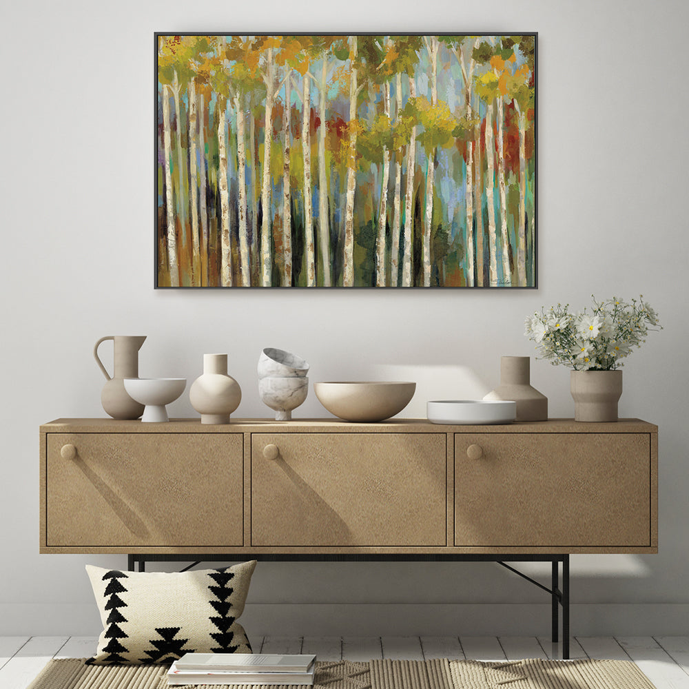 wall-art-print-canvas-poster-framed-Young Forest, Style C-by-Silvia Vassileva-Gioia Wall Art