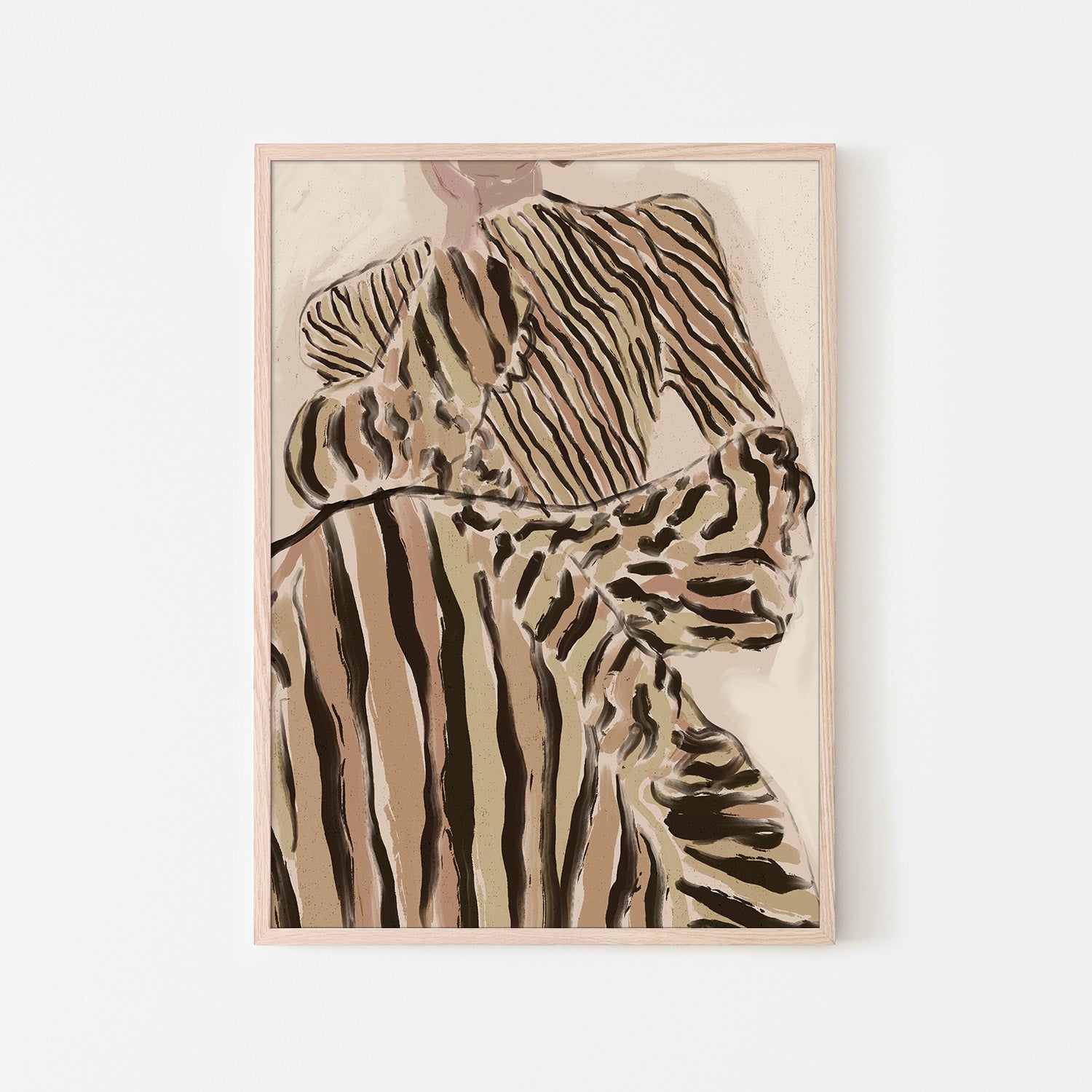 wall-art-print-canvas-poster-framed-Zebra Elegance-6