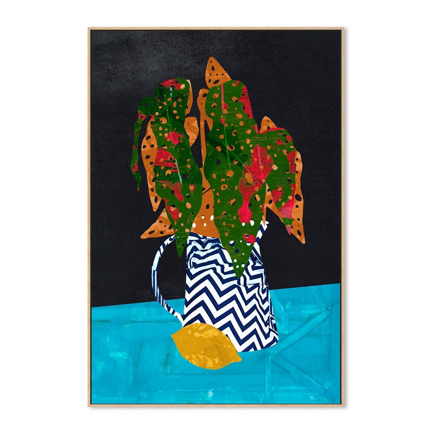 wall-art-print-canvas-poster-framed-Zigzag Vase , By Rogério Arruda-GIOIA-WALL-ART