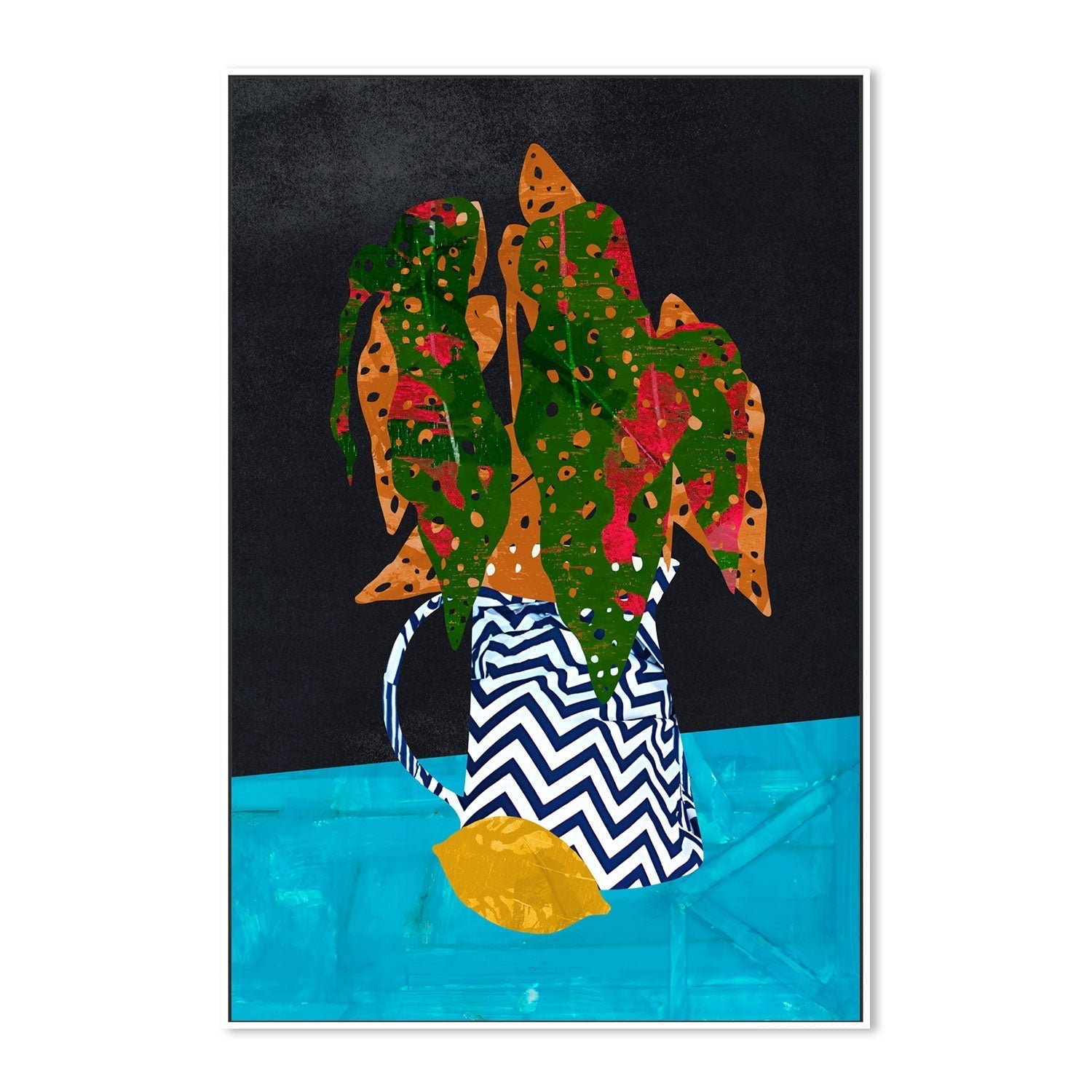wall-art-print-canvas-poster-framed-Zigzag Vase , By Rogério Arruda-GIOIA-WALL-ART