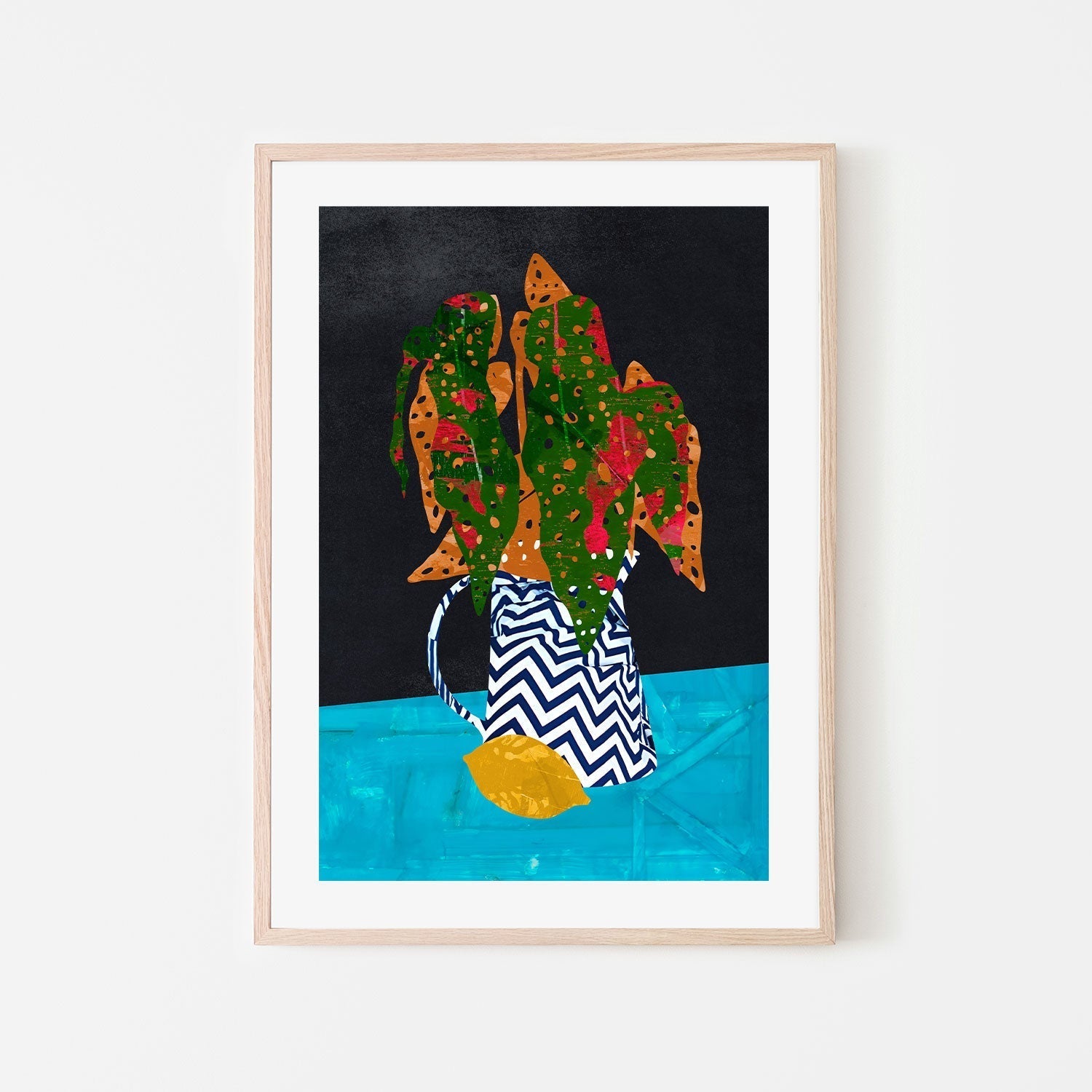 wall-art-print-canvas-poster-framed-Zigzag Vase , By Rogério Arruda-GIOIA-WALL-ART
