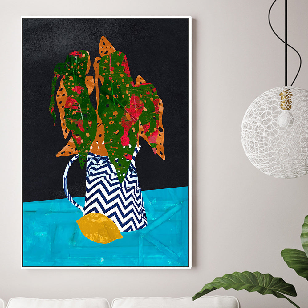 wall-art-print-canvas-poster-framed-Zigzag Vase , By Rogério Arruda-GIOIA-WALL-ART