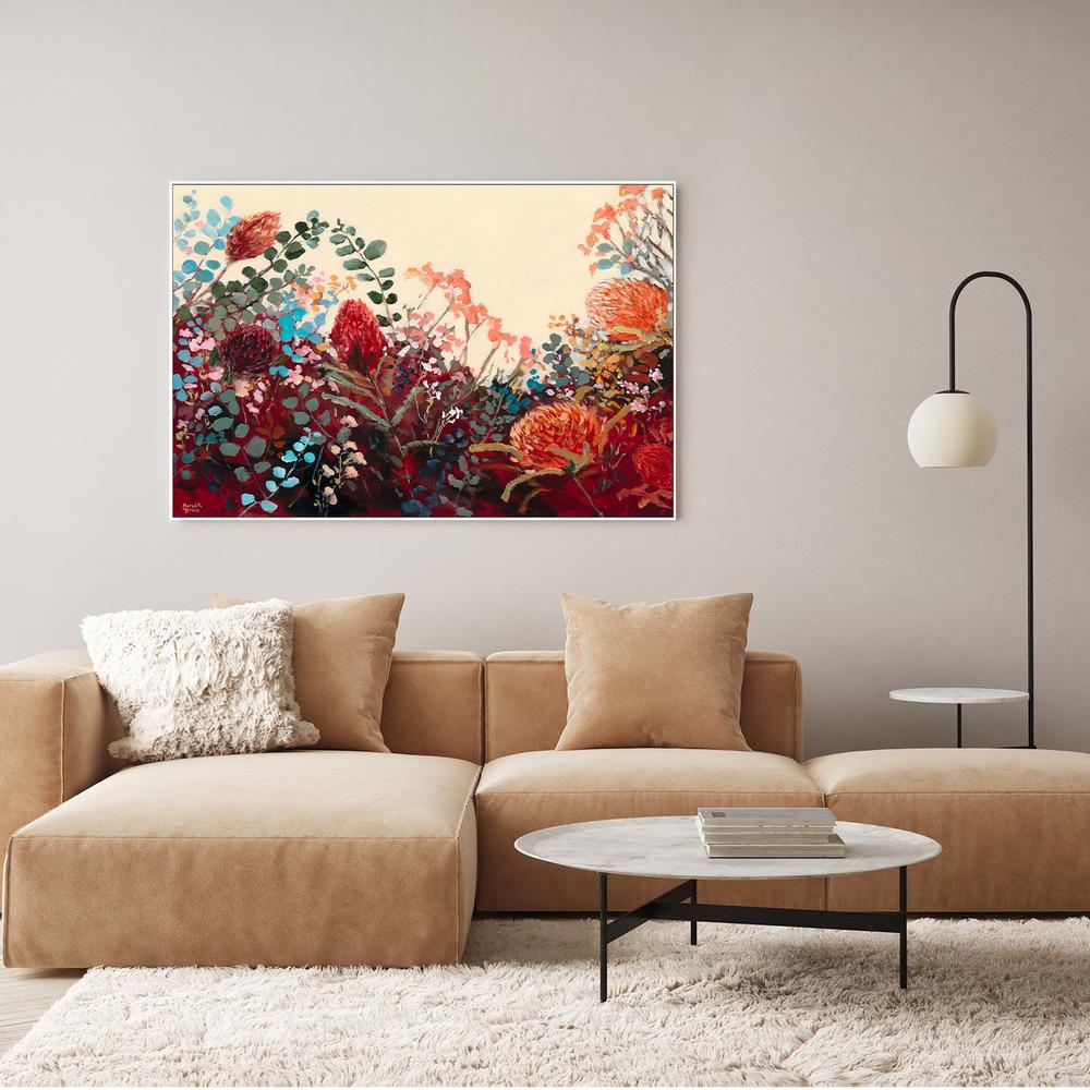 Waratah Vintage-by-Meredith Howse-wall-art-print-canvas-poster-framed-Gioia