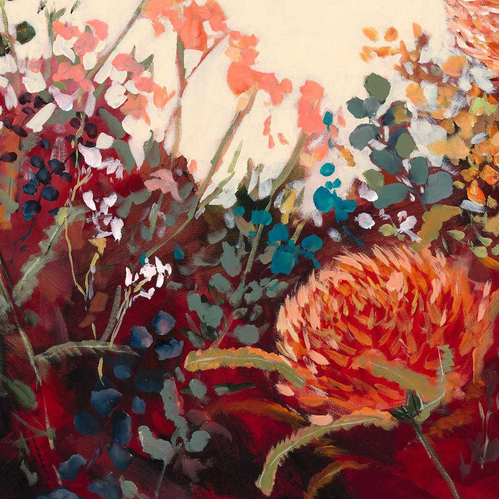 Waratah Vintage-by-Meredith Howse-wall-art-print-canvas-poster-framed-Gioia