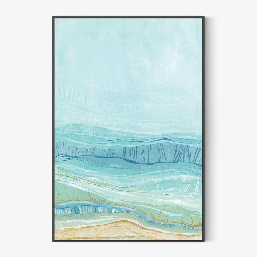 Waves of Blue Beauty-by-Jacob Q-wall-art-print-canvas-poster-framed-Gioia