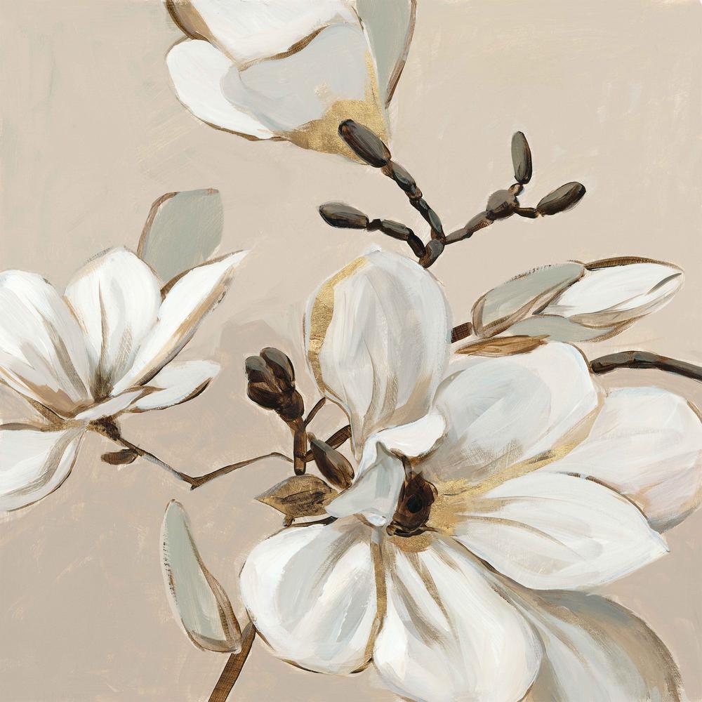 White Magnolia Branch, Style A-by-Jacob Q-wall-art-print-canvas-poster-framed-Gioia