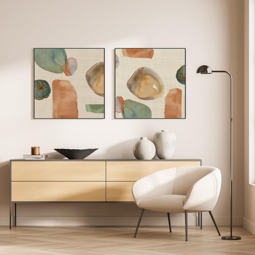 Wicker Terracotta, Style A & B , Set Of 2-by-Jacob Q-wall-art-print-canvas-poster-framed-Gioia