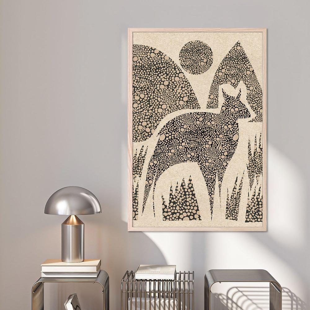 wall-art-print-canvas-poster-framed-Wild Deer Mountain Scene-7